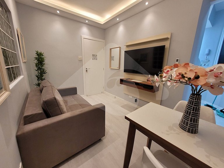 2 min de Copacabana | Moderno y confortable