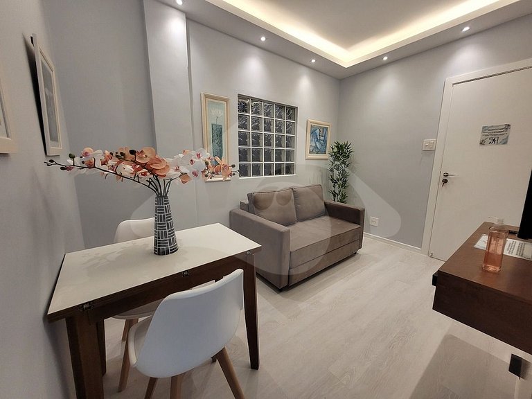 2 min de Copacabana | Moderno y confortable