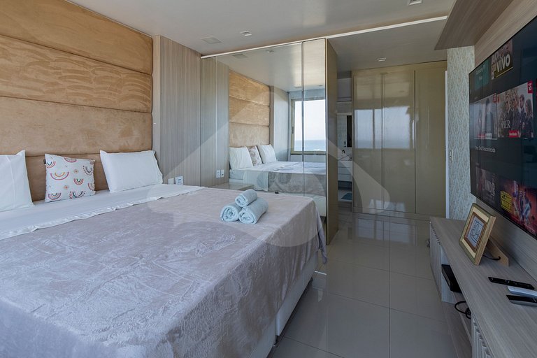 Em frente a Praia: Cobertura Duplex de Luxo com Espaço Gourm