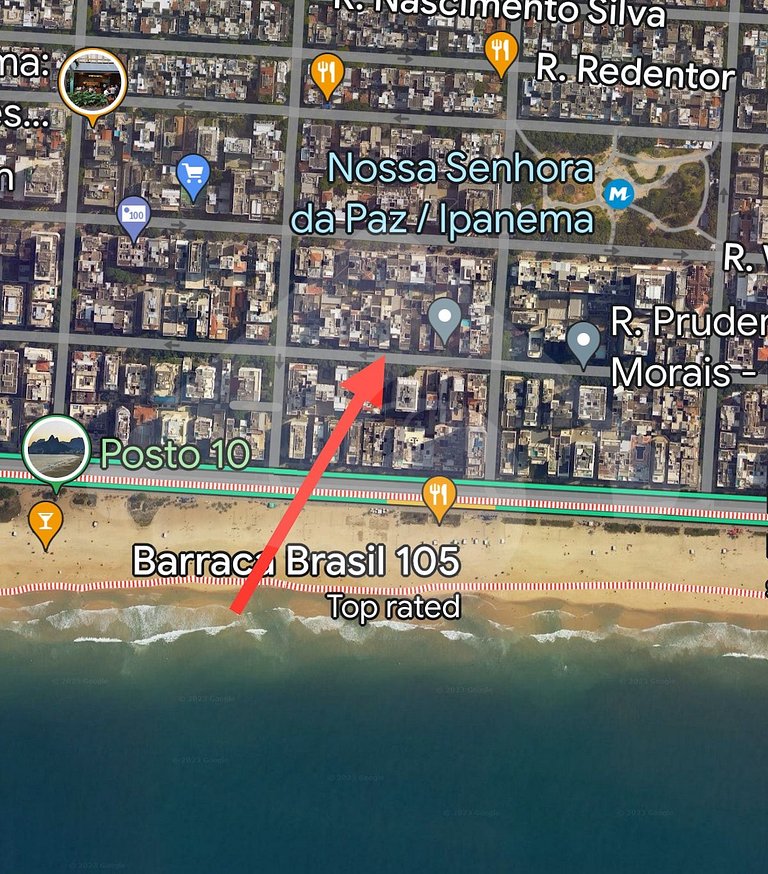 3 min da praia de Ipanema | Amplo e espaçoso