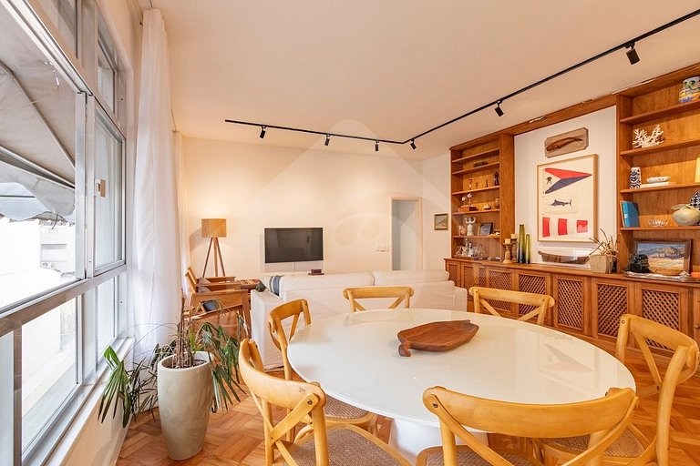 3 min from Ipanema Beach | Spacious and Airy