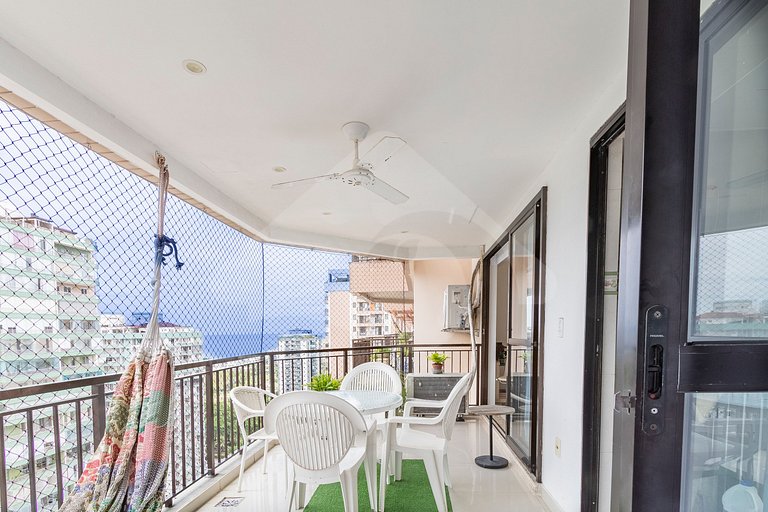 9 min from the beach | Balcony and Sea View